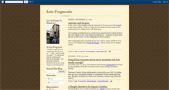 Desktop Screenshot of latefragments.com
